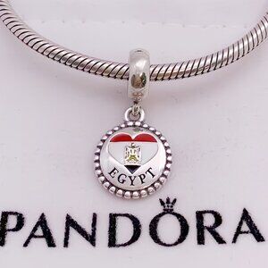 Pandora EGYPT Flag Exclusive Charm Pendant